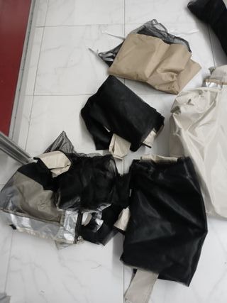 Tela per tenda pieghevole VOUNOT® Gazebo 3,6x3,6m con lati in rete. INCLUDE SOLO LA TELA NON LA TENDA.