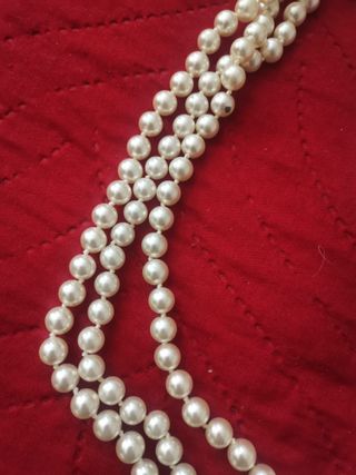 Collana perle con chiusura gioiello