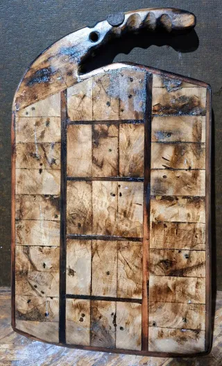 Tagliere decorativo artigianale in legno