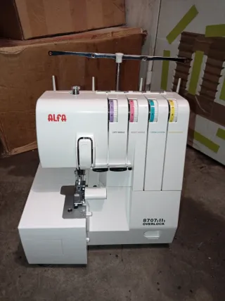 Máquina de coser remalladora Alfa Overlock 8707