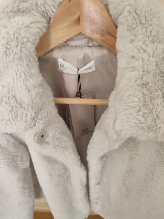 Chaqueta borreguito beige nueva