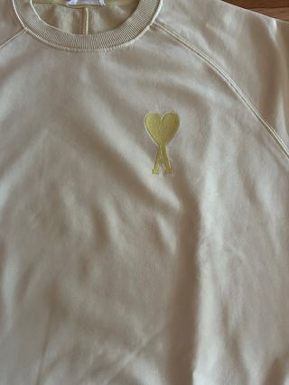 Sudadera Ami Paris amarilla talla M