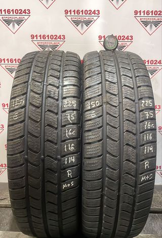 225 75 16C R CONTINENTAL RUEDA AL 90% VIDA UTIL