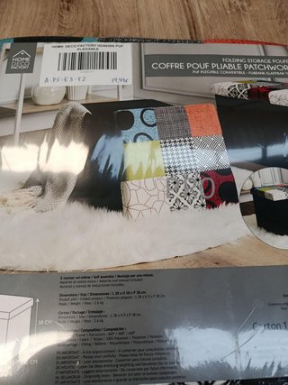 Pouf pieghevole HOME DECO FACTORY HD6506