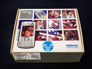 Nokia N70 + Scatola, manuale utente, CD