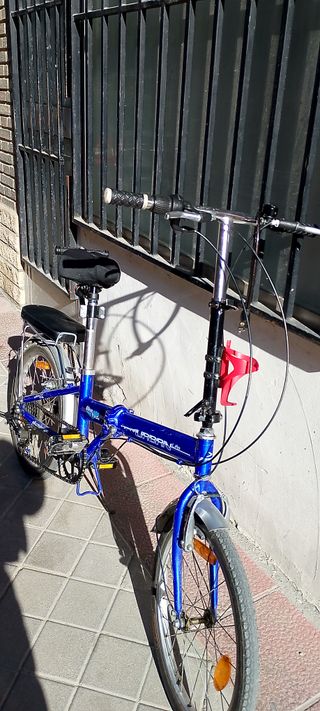 Bici pieghevole Boomerang Urban Life Blu