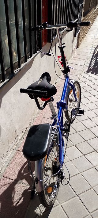 Bici pieghevole Boomerang Urban Life Blu