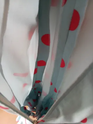 Traje de flamenca volantes lunares