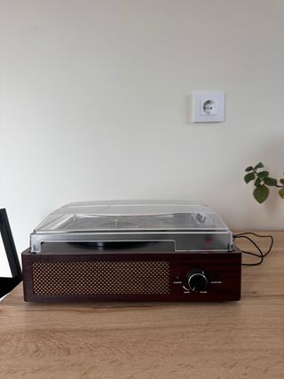 Giradischi Create Marrone e Beige