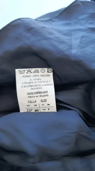 Vestido Javier Vicente ,Talla M