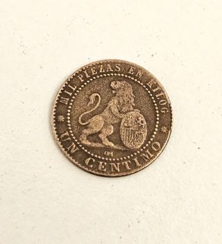 Lote 3 Monedas Antiguas Españolas 1870