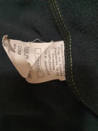 Chaqueta fina Ternua azul y verde