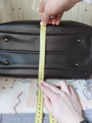 Borsa Enrico Coveri marrone con tracolla