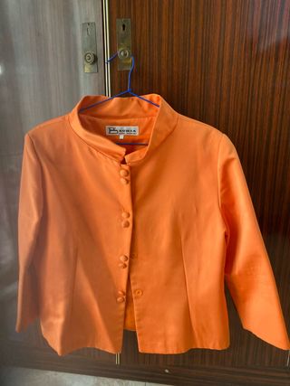 Americana fiesta naranja Bachia Talla 44