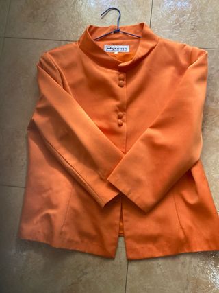 Americana fiesta naranja Bachia Talla 44