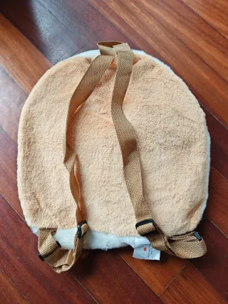Mochila infantil de peluche de canguro