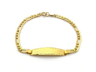 E1805179-170 Pulsera Oro 18k con Placa