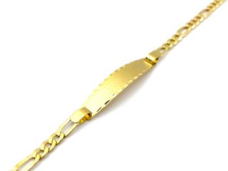 E1805179-170 Pulsera Oro 18k con Placa