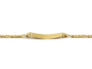 E1805179-170 Pulsera Oro 18k con Placa