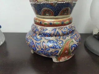 Jarrón Chino Porcelana Multicolor