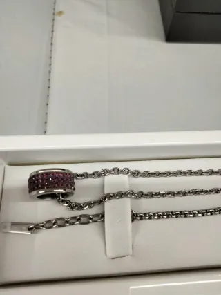 Conjunto LOTUS Plata y Rosa