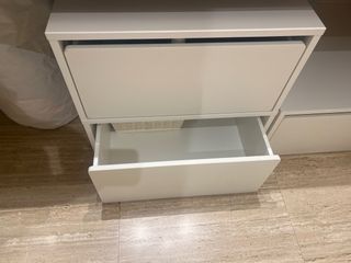 Cajonera blanca de plástico  Precio es por unidad