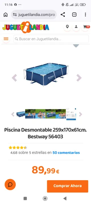 Piscina Desmontable con depuradora