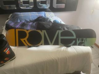 Equipo completo snow tabla rome fijaciones technix