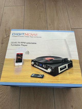 Giradischi DIGITNOW! Bluetooth e Cassetta
