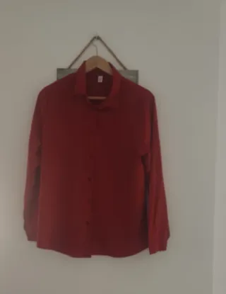 Camisa roja mujer