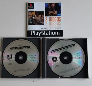 Lote 4 Juegos Tomb Raider PS1 PAL