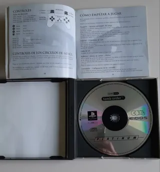 Lote 4 Juegos Tomb Raider PS1 PAL