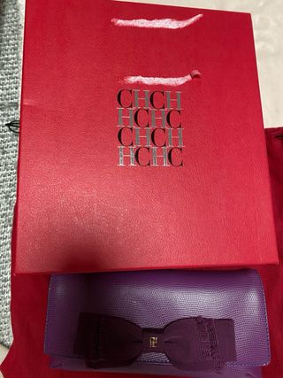 Bolso de mano CH Carolina Herrera morado