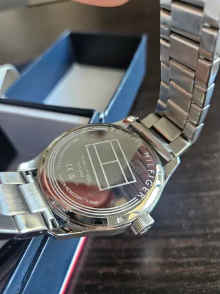 Reloj Tommy Hilfiger Azul y Plateado