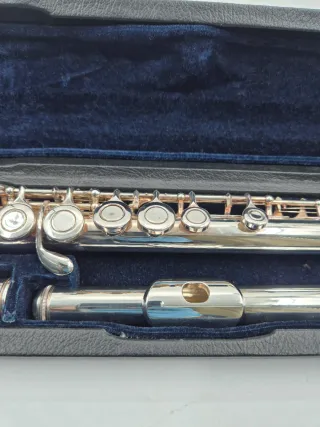 Flauta travesera platos cerrados desalineada