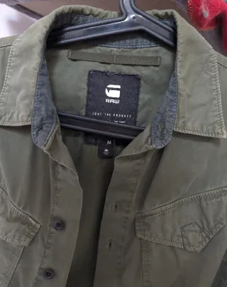 Vestido G-Star RAW verde militar Talla M