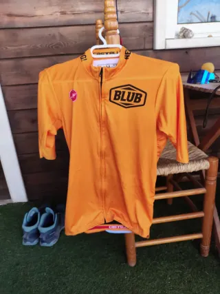 Maillot Ciclismo Castelli Talla S Naranja
