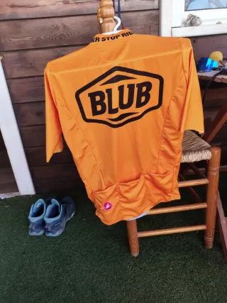 Maillot Ciclismo Castelli Talla S Naranja