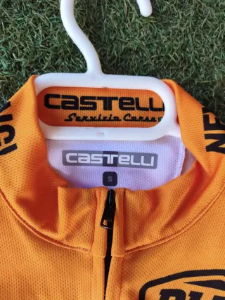 Maillot Ciclismo Castelli Talla S Naranja