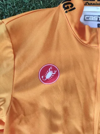 Maillot Ciclismo Castelli Talla S Naranja