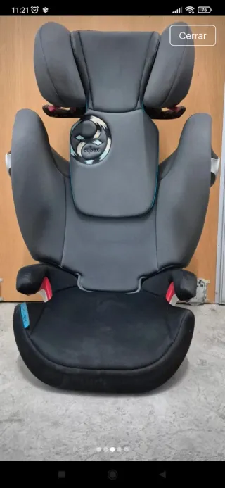Silla coche Cybex para niñ@ gris
