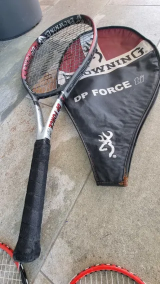 Set di racchette da tennis e badminton + accessori