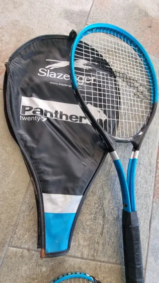Set di racchette da tennis e badminton + accessori