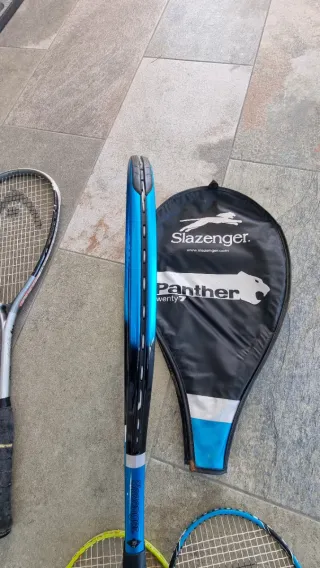 Set di racchette da tennis e badminton + accessori