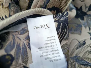 Chaqueta bomber Yerse floral azul T.XS