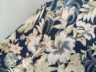 Chaqueta bomber Yerse floral azul T.XS