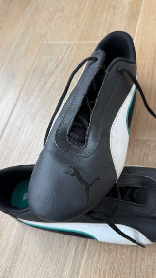Zapatillas Puma Mercedes Benz Negras y Blancas