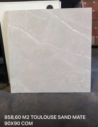 Suelo Porcelánico Toulouse Sand Mate 90x90