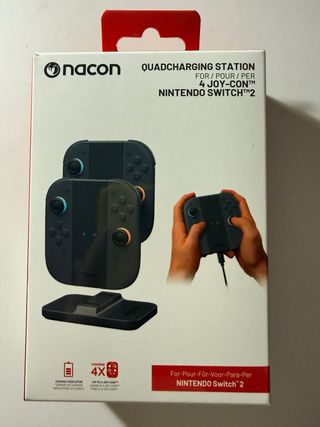 Nacon Estación Carga 4 Joy-Con Nintendo Switch