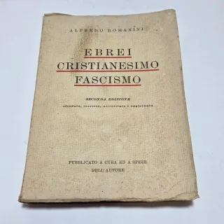 Libro vecchio - Ebrei cristianesimo fascismo